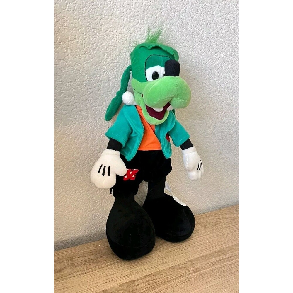 Disney Store Goofy Goofenstein Plush Green Halloween Large Standing 13"